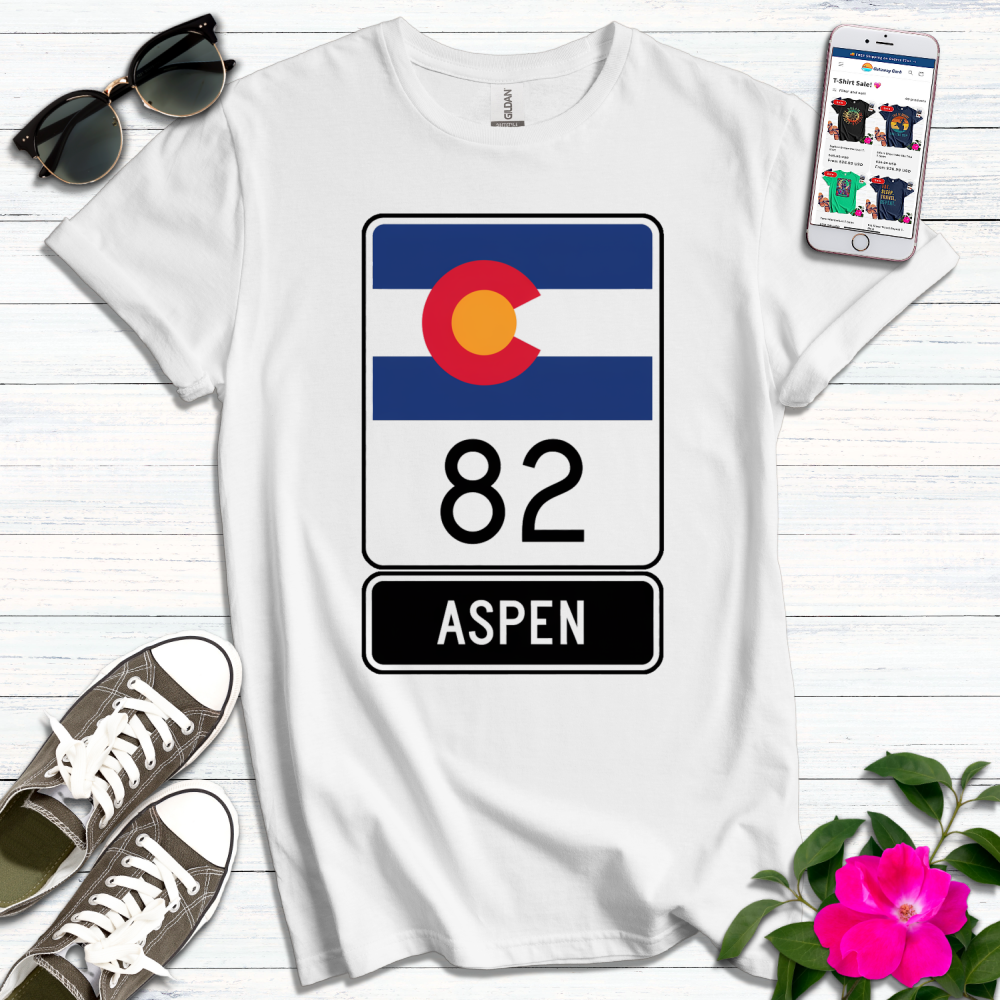 Aspen Highway 82 T-Shirt