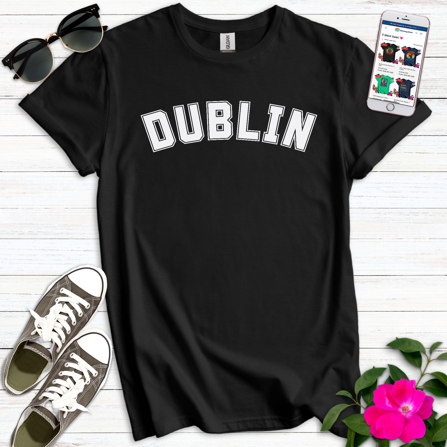 Dublin Varsity Letters T-Shirt