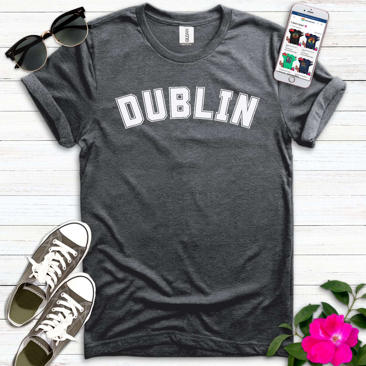 Dublin Varsity Letters T-Shirt
