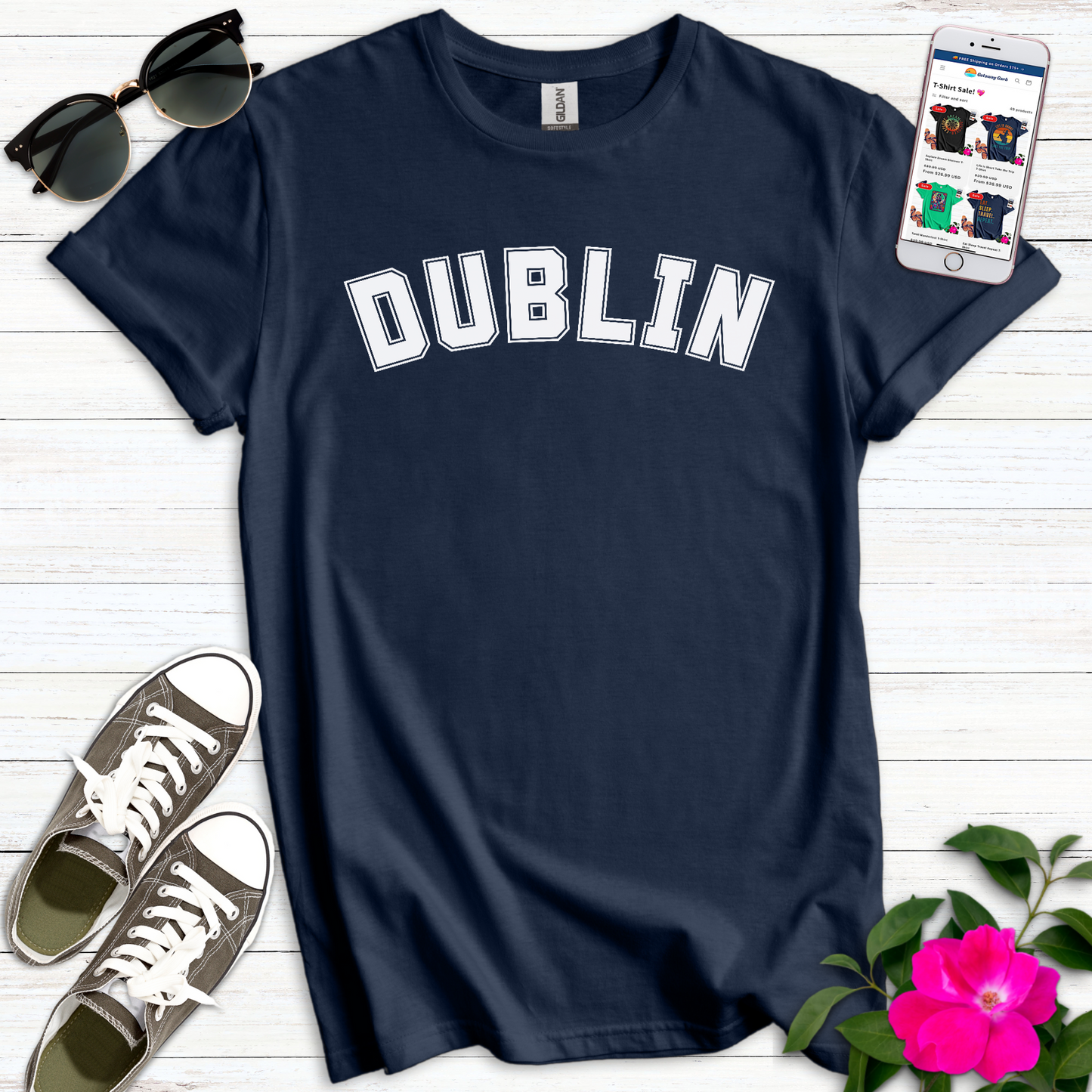 Dublin Varsity Letters T-Shirt
