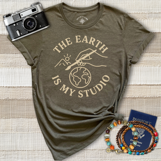 Earth is my Studio T-Shirt