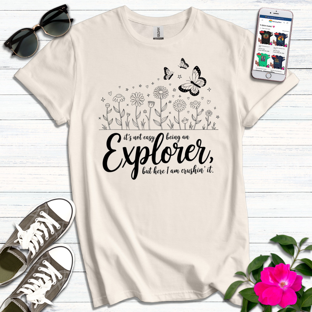 Explorer Crushin' It Butterfly T-Shirt