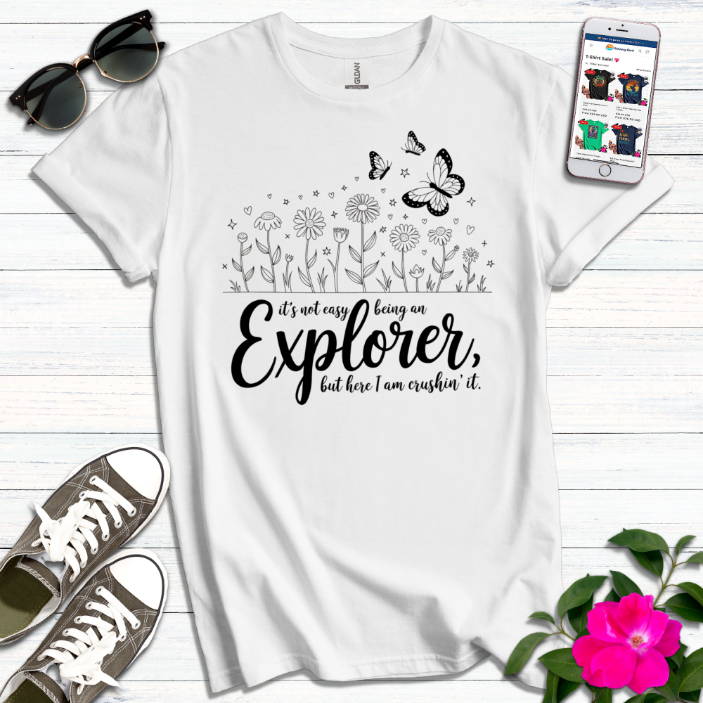 Explorer Crushin' It Butterfly T-Shirt