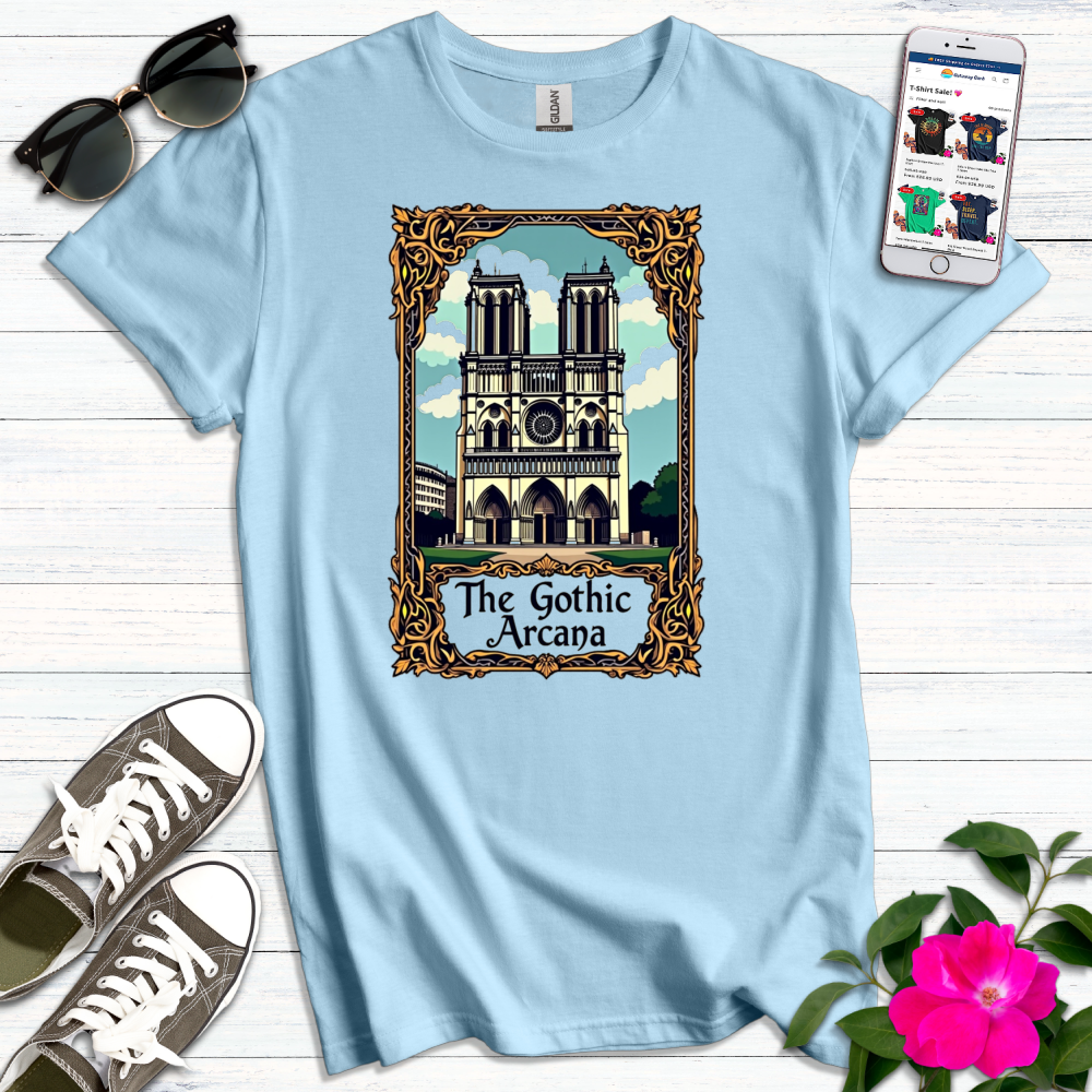 Tarot Gothic Arcana Notre Dame T-Shirt