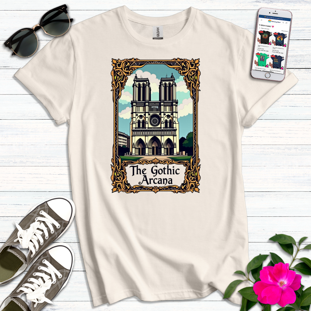 Tarot Gothic Arcana Notre Dame T-Shirt