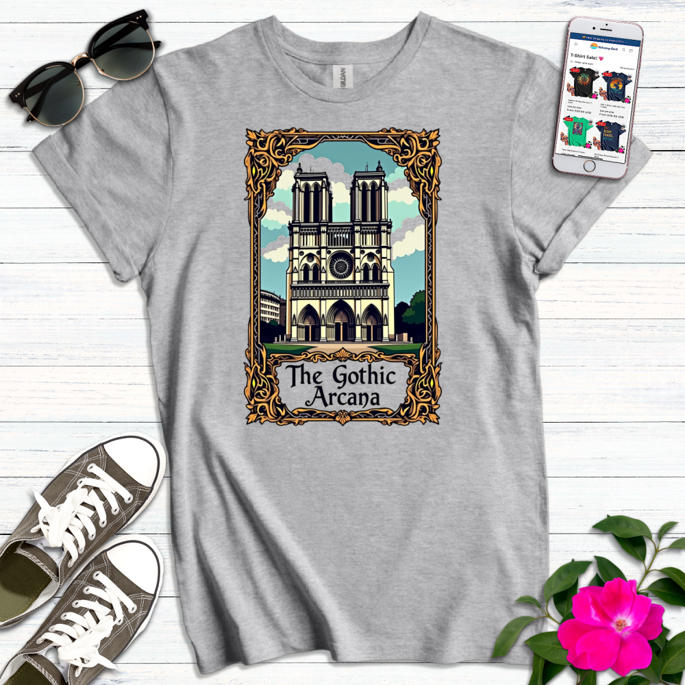 Tarot Gothic Arcana Notre Dame T-Shirt