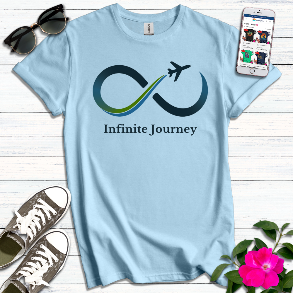 Infinite Journey Blue Green T-Shirt