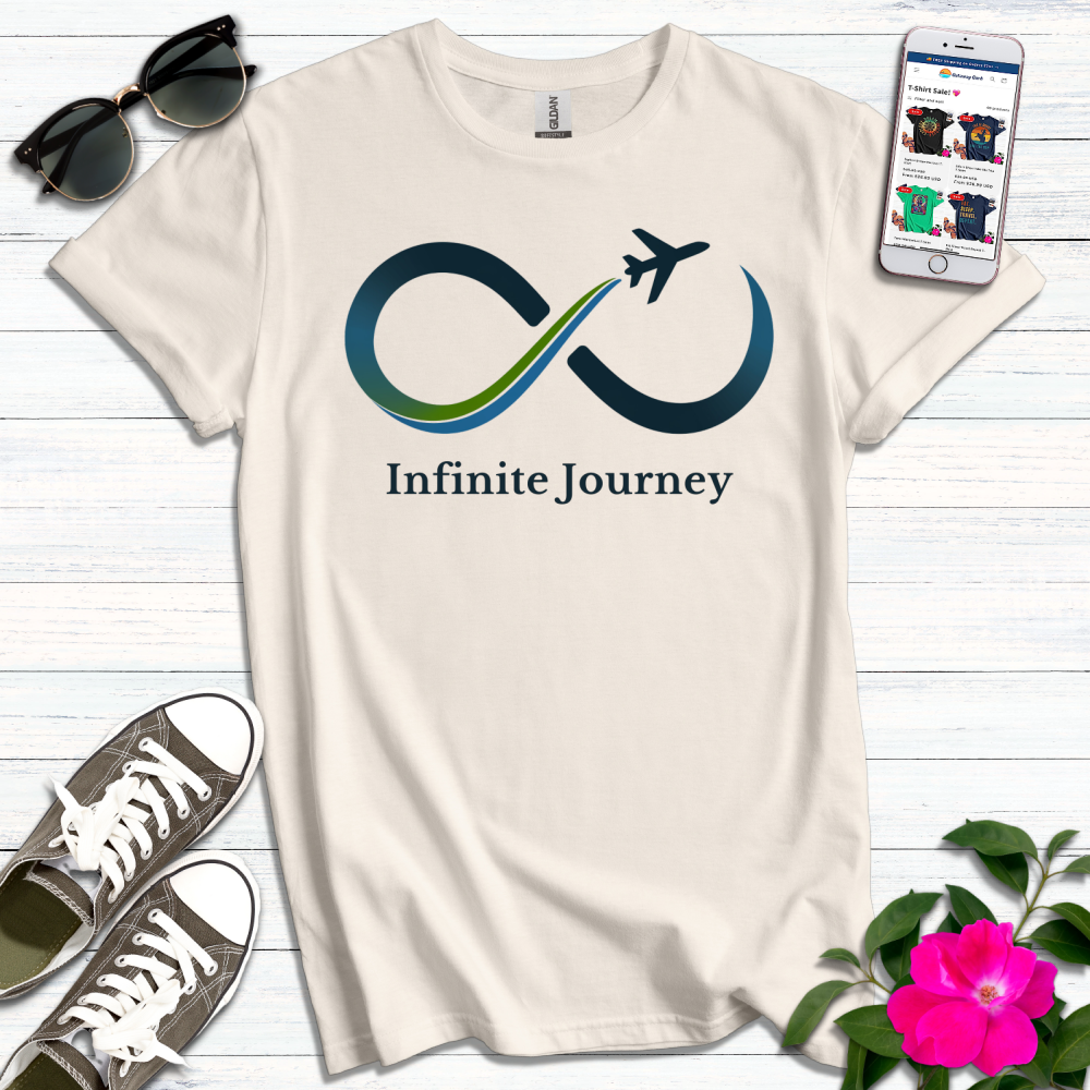 Infinite Journey Blue Green T-Shirt