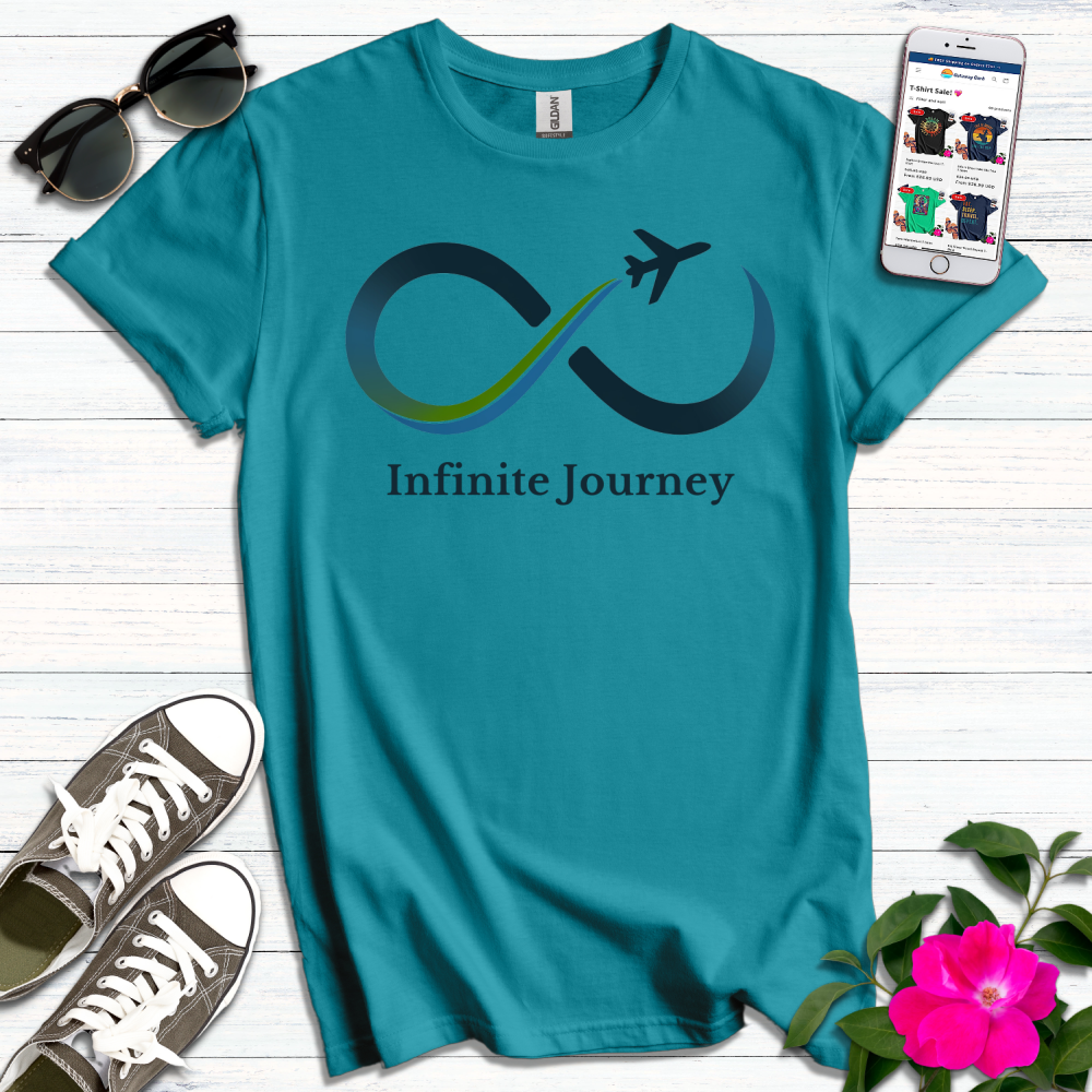 Infinite Journey Blue Green T-Shirt