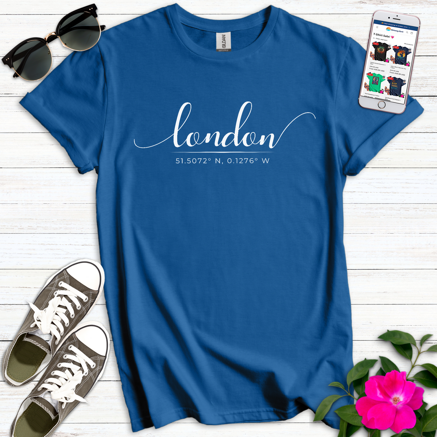 Elegant London Location T-Shirt