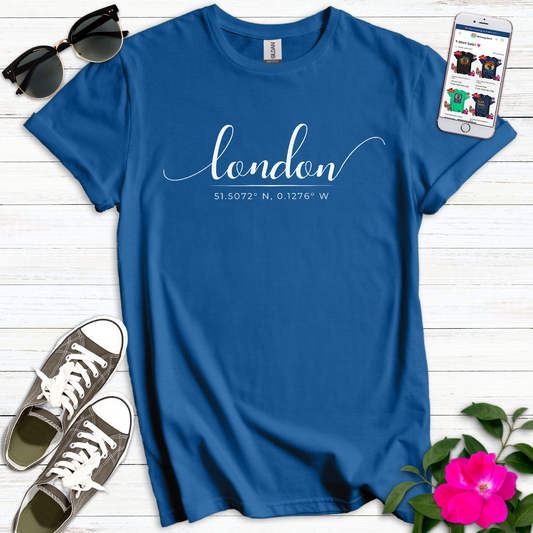 Elegant London Location T-Shirt