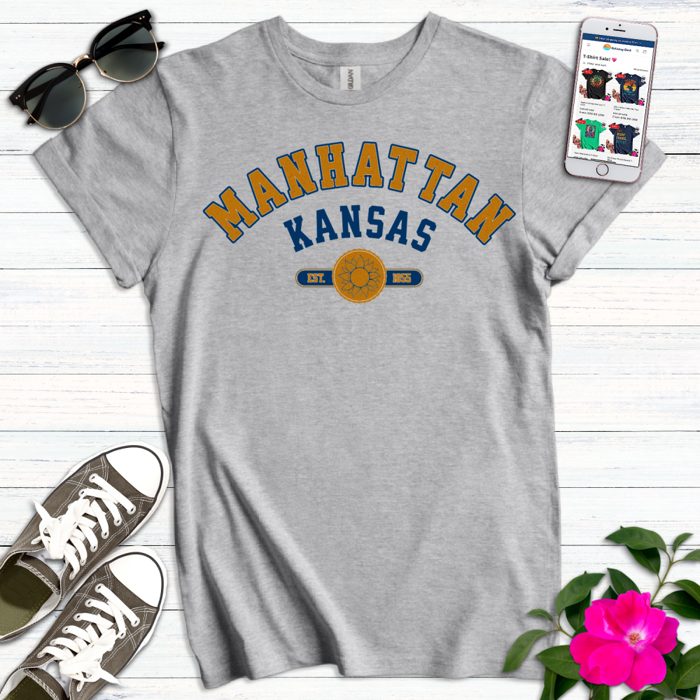 Manhattan Kansas Varsity T-Shirt