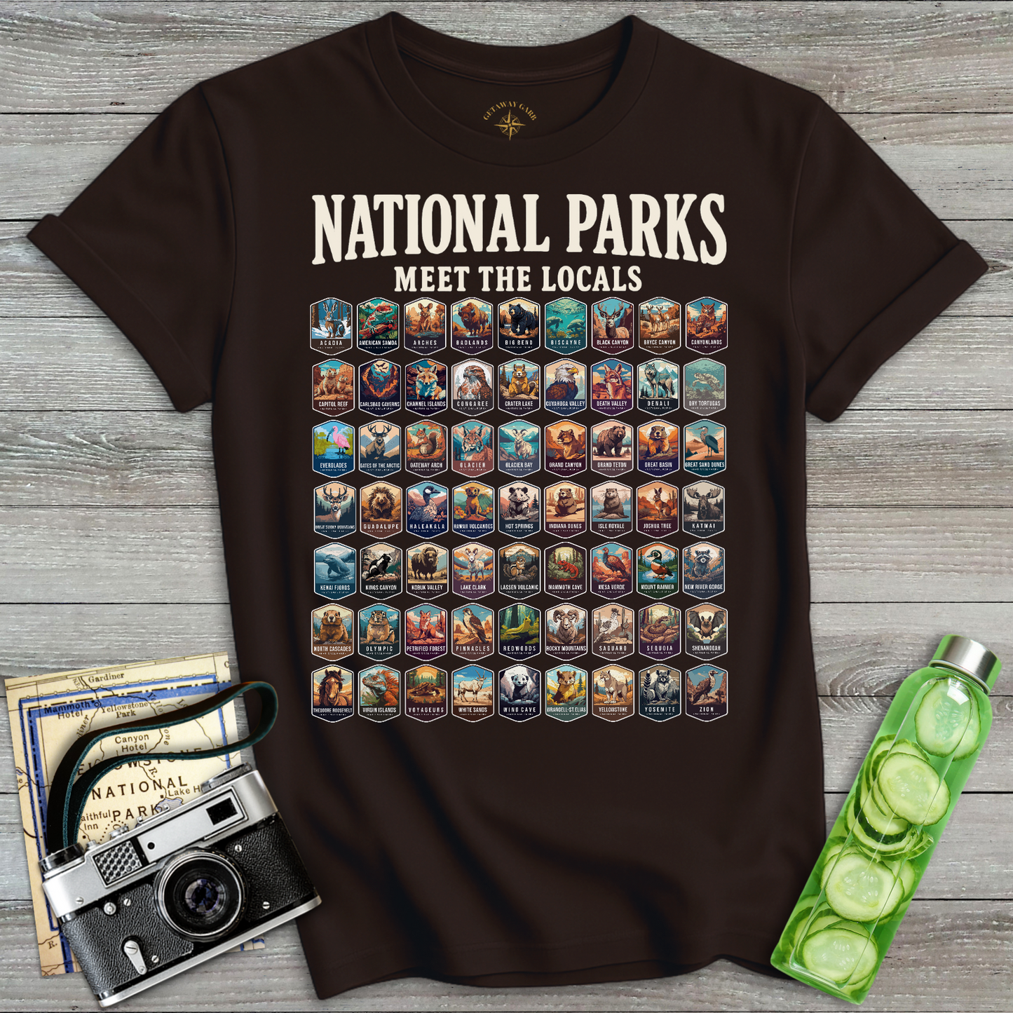 National Parks Meet Locals T-Shirt