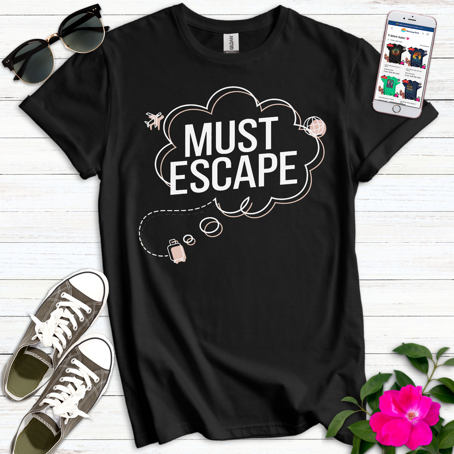 Cute Must Escape T-Shirt