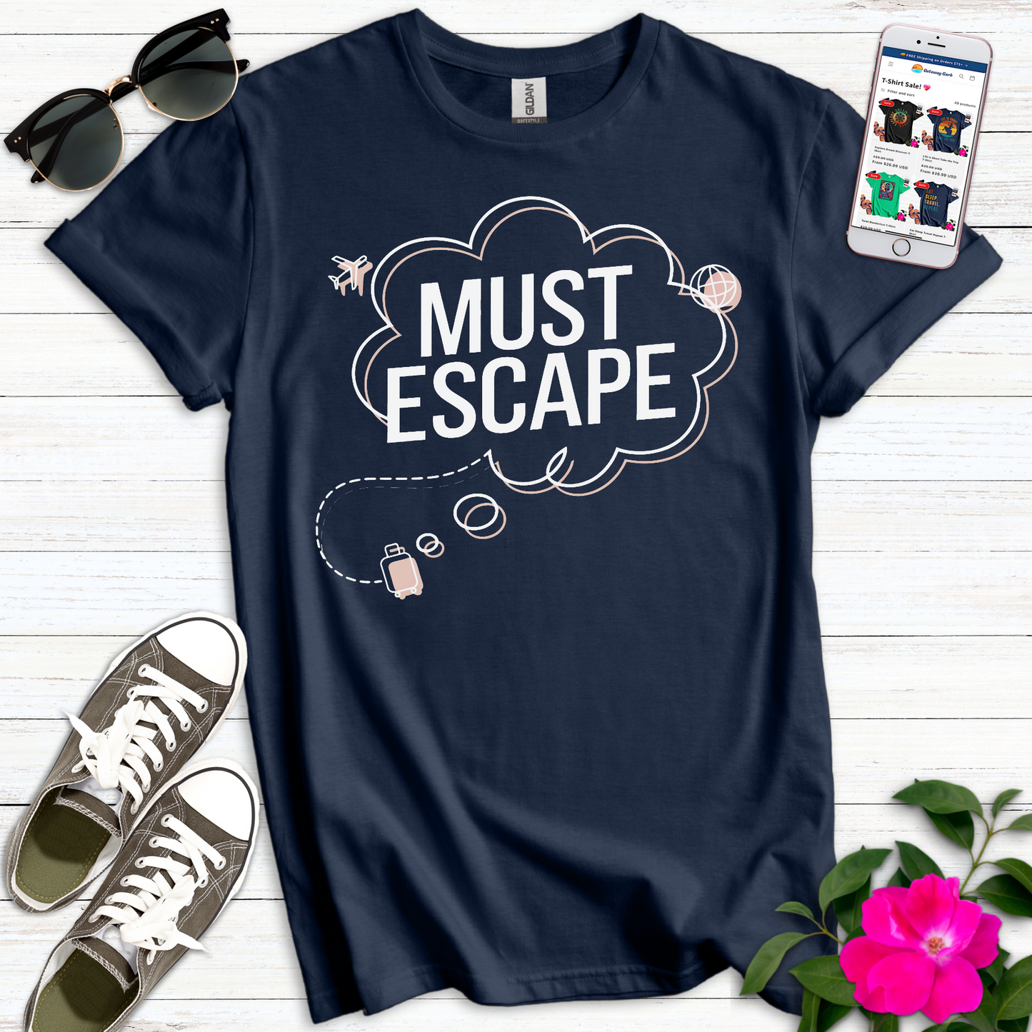 Cute Must Escape T-Shirt