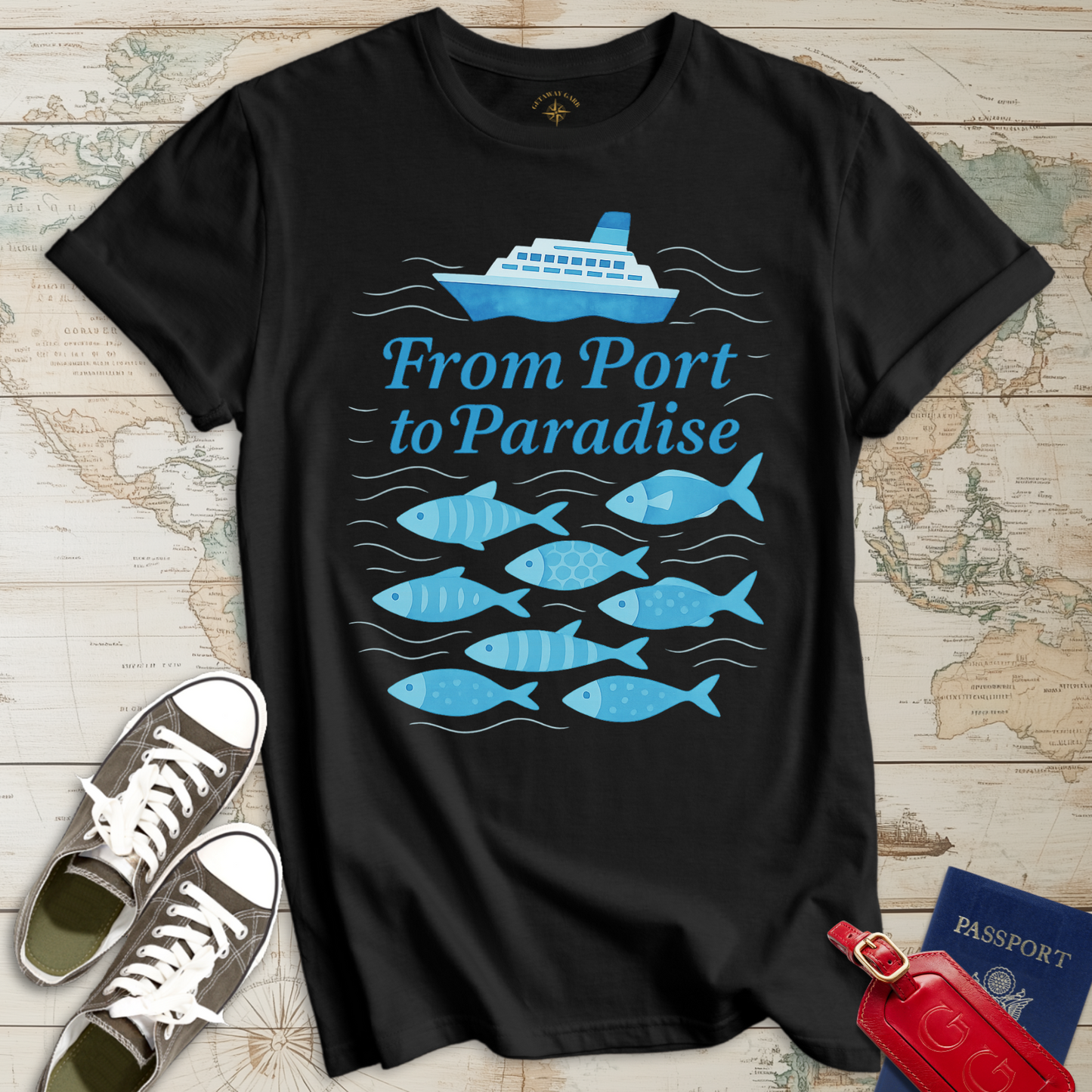 From Port to Paradise T-Shirt