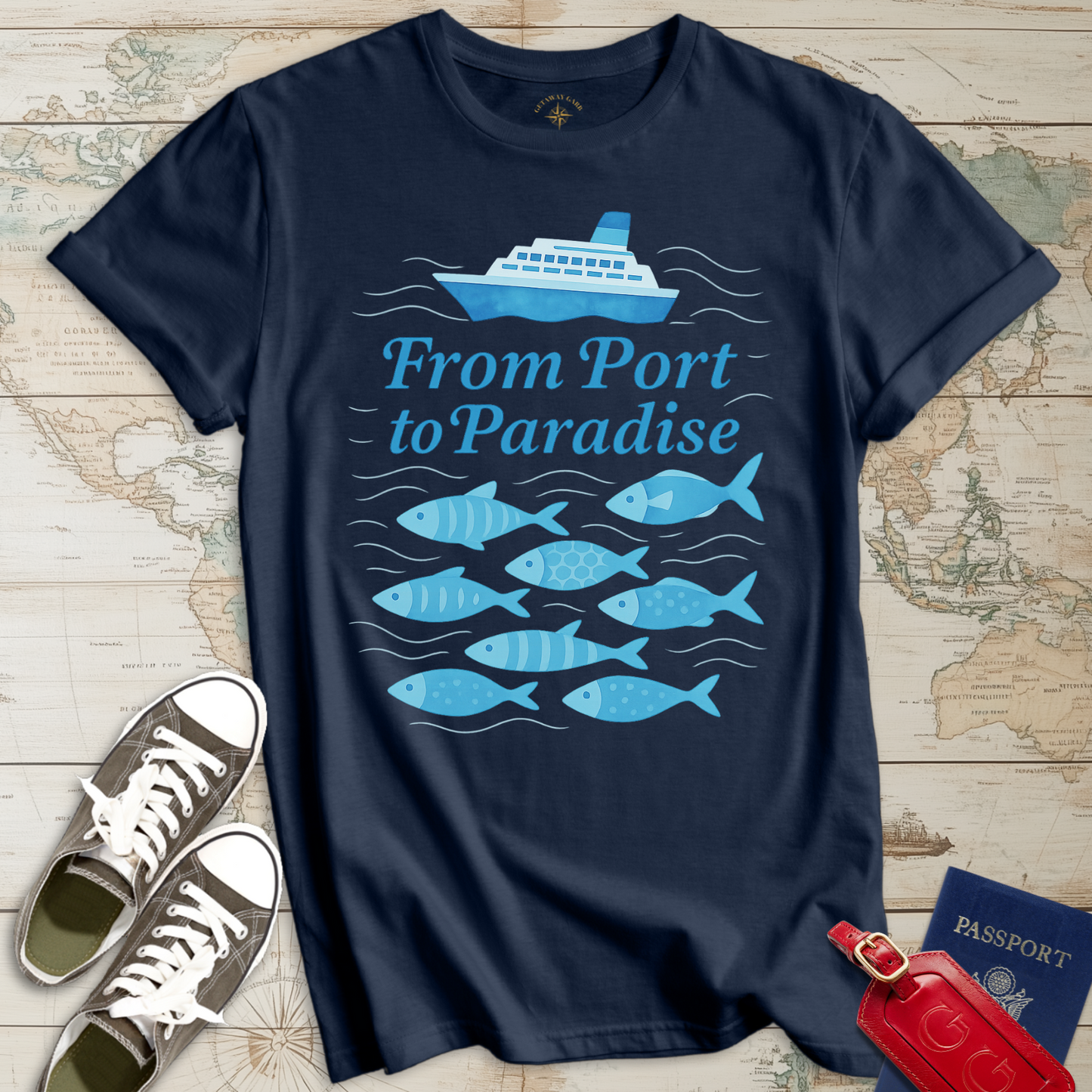 From Port to Paradise T-Shirt