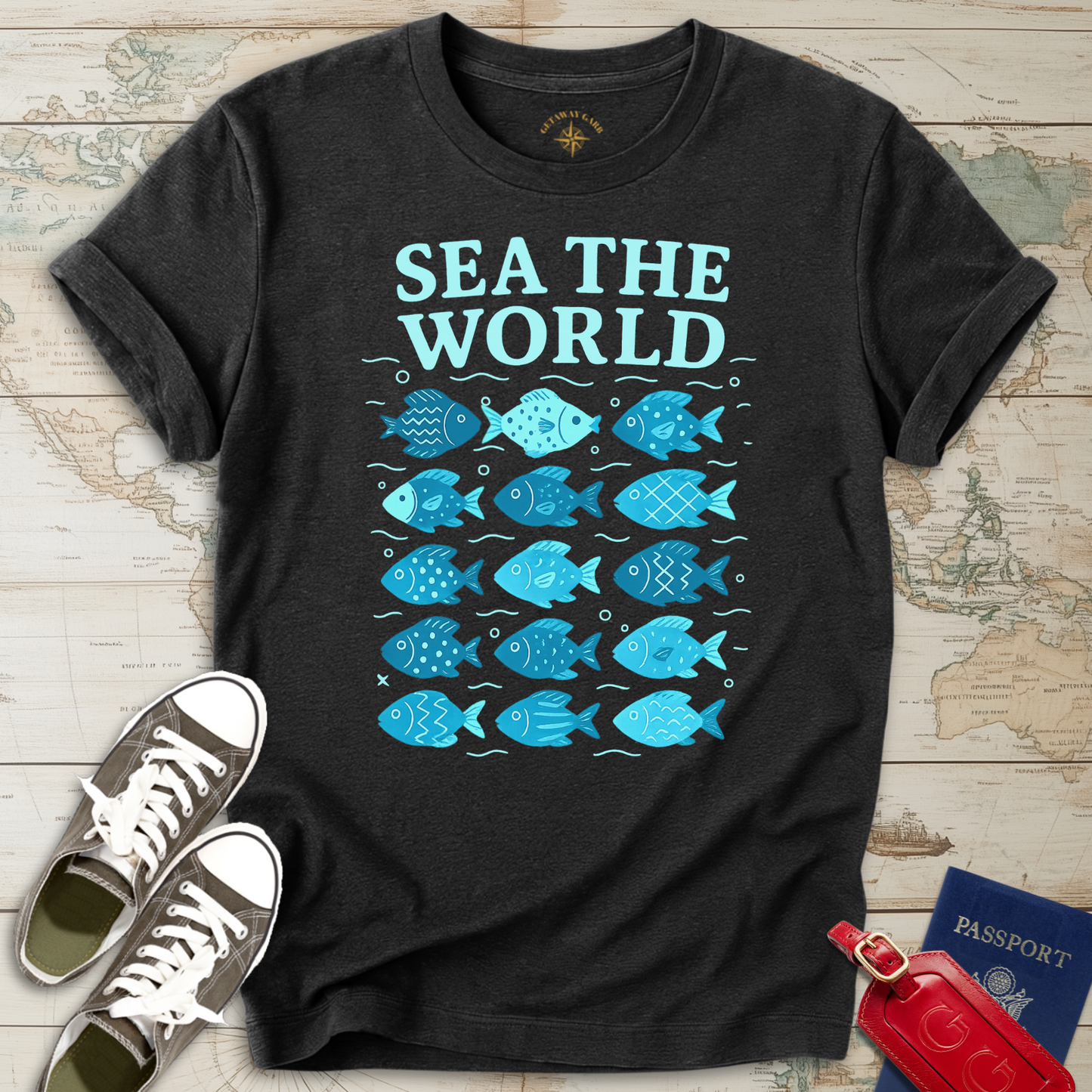 Sea the World Cute Fish T-Shirt