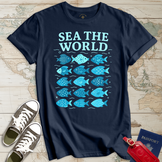 Sea the World Cute Fish T-Shirt