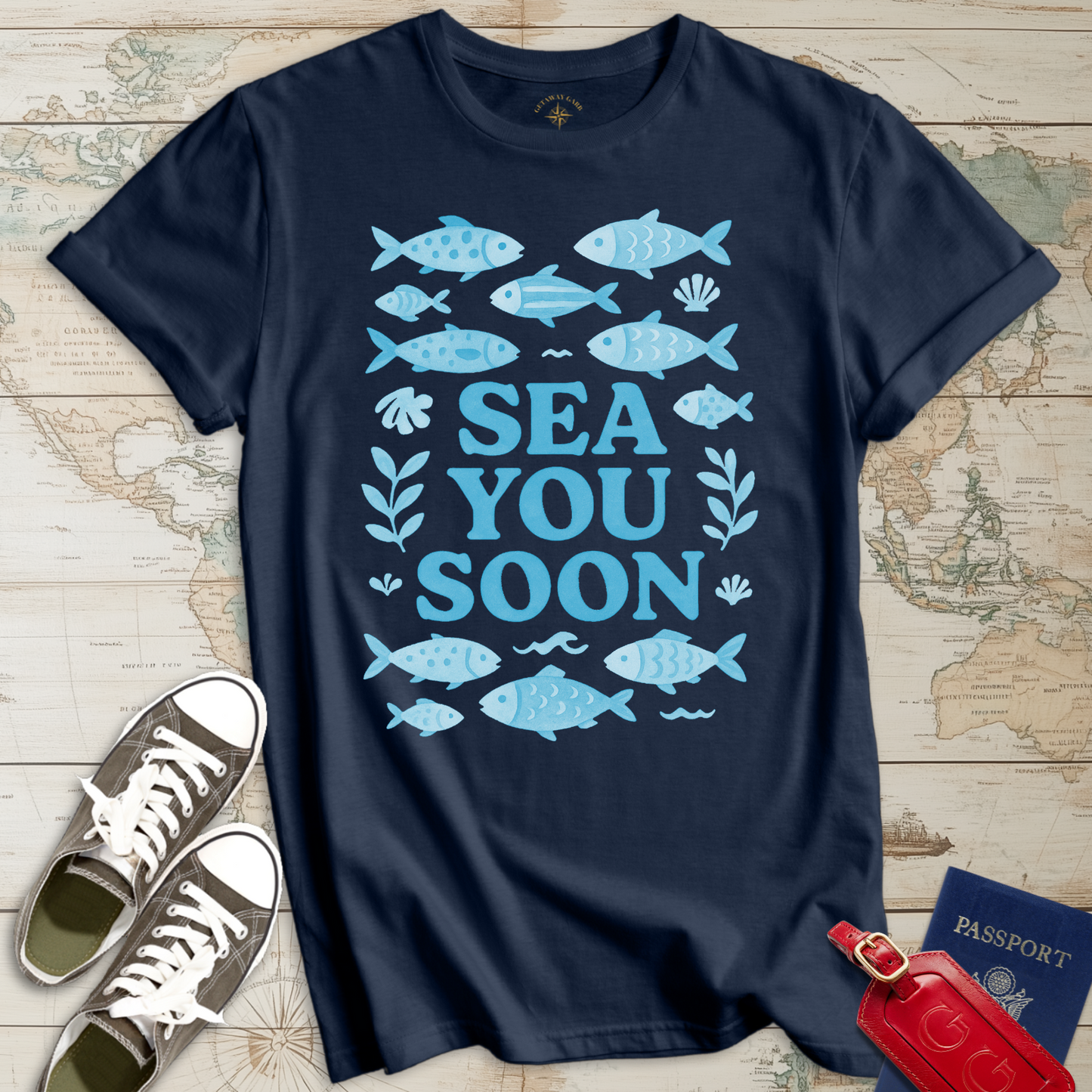 Cute Sea You Soon T-Shirt