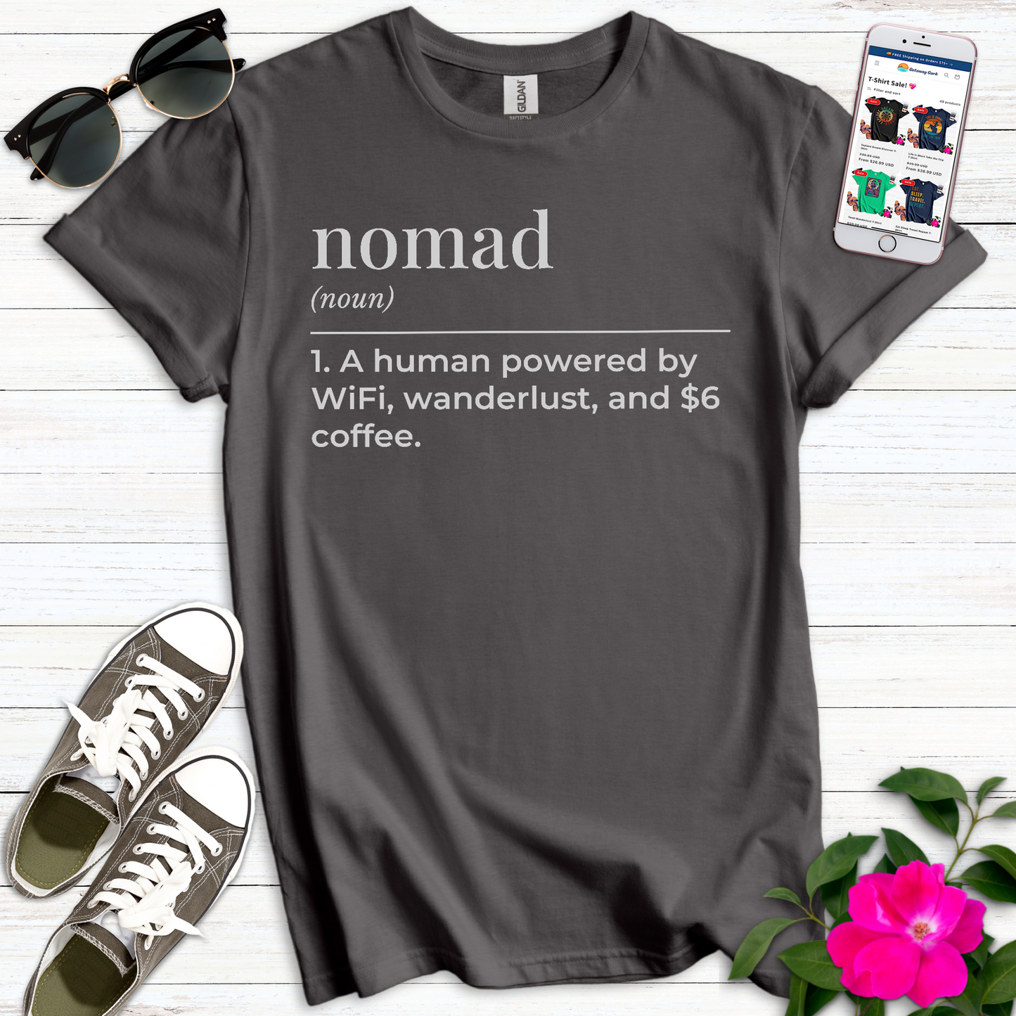 Tech Nomad Definition Coffee T-Shirt