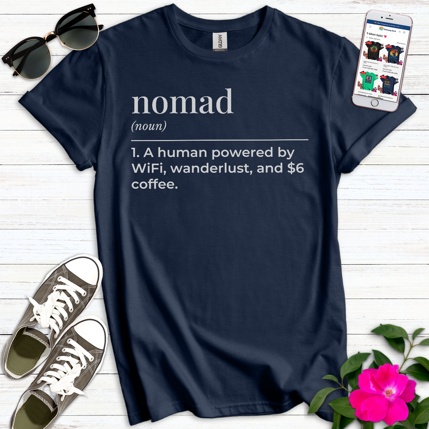 Tech Nomad Definition Coffee T-Shirt