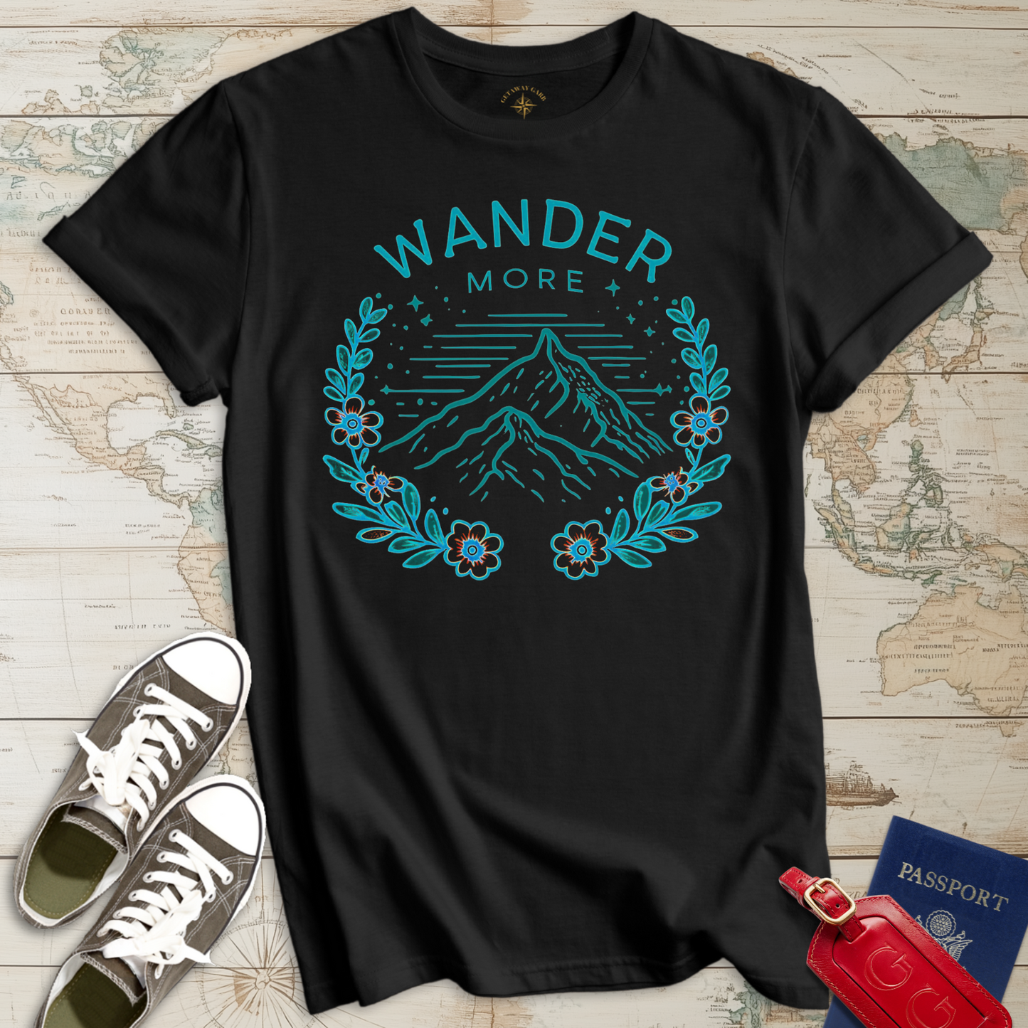 Wander More Wildflower T-Shirt