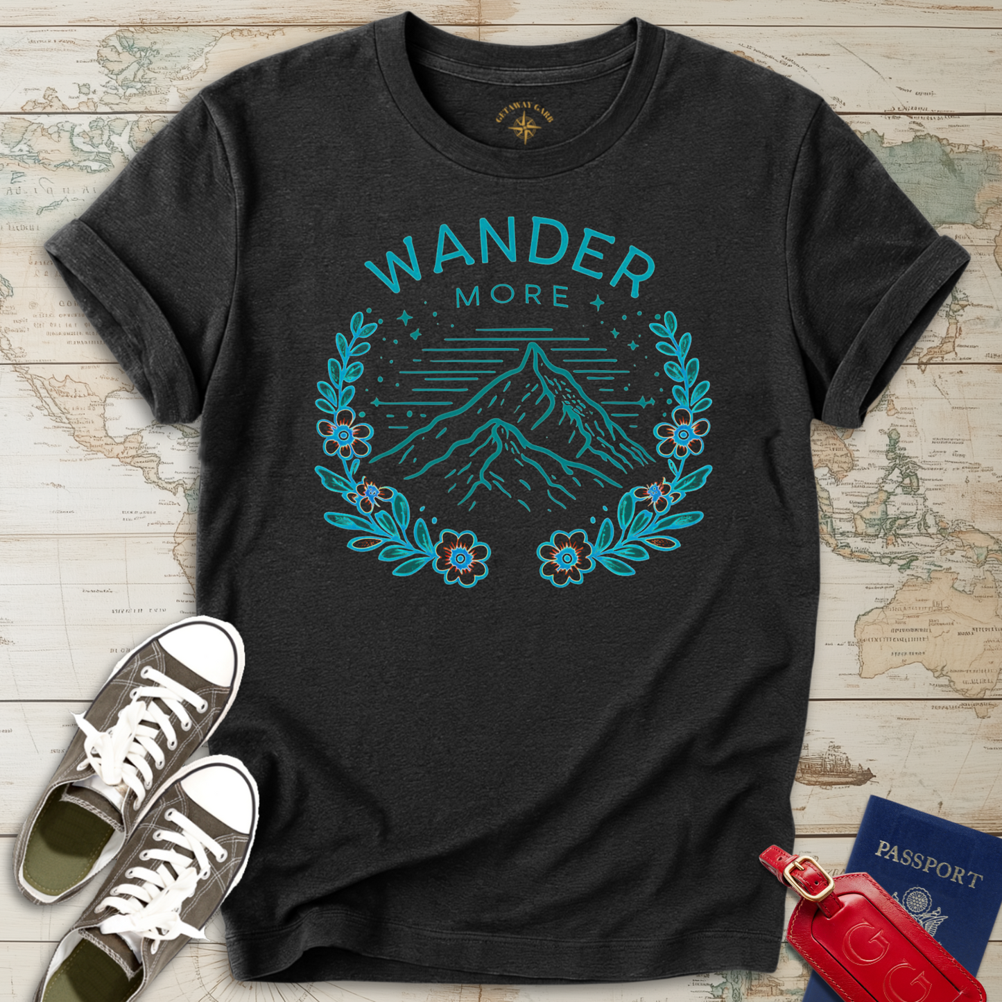 Wander More Wildflower T-Shirt