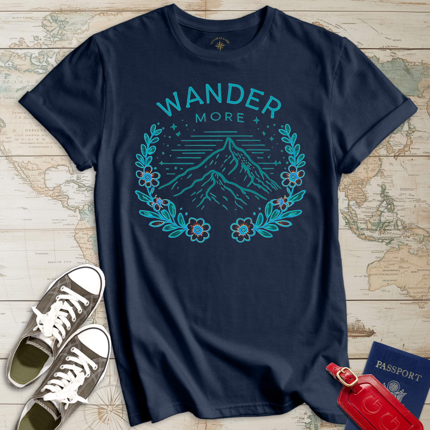Wander More Wildflower T-Shirt