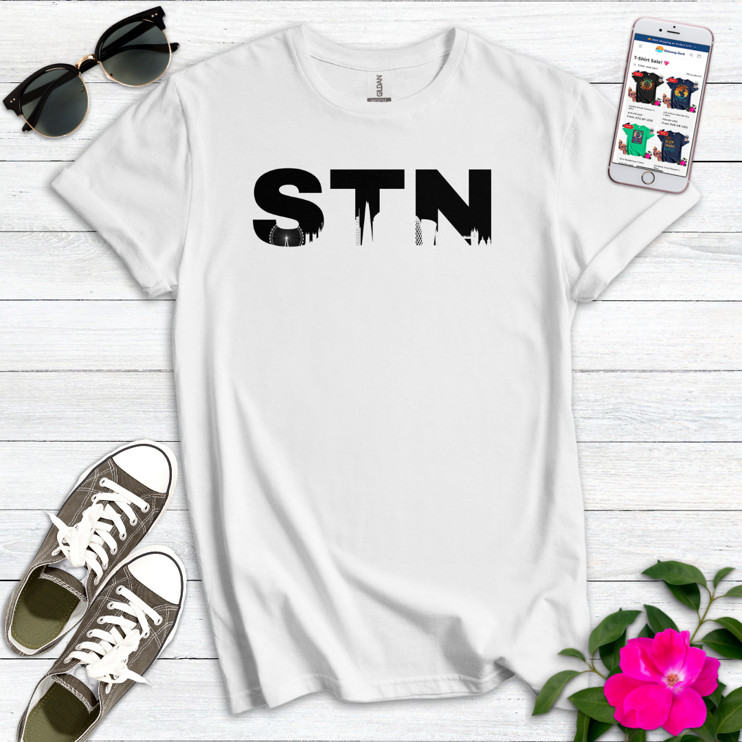 STN Stansted Airport London Skyline T-Shirt