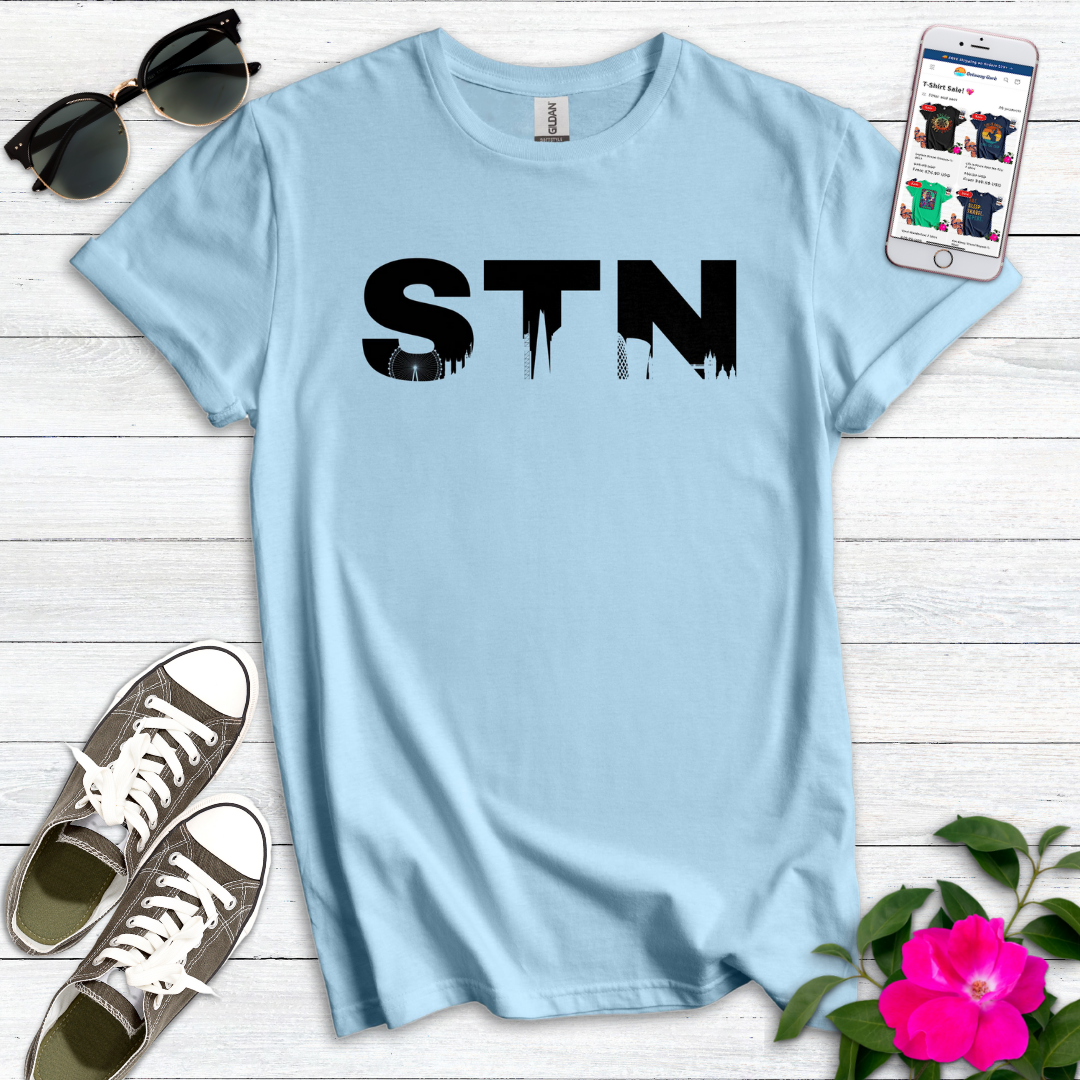 STN Stansted Airport London Skyline T-Shirt