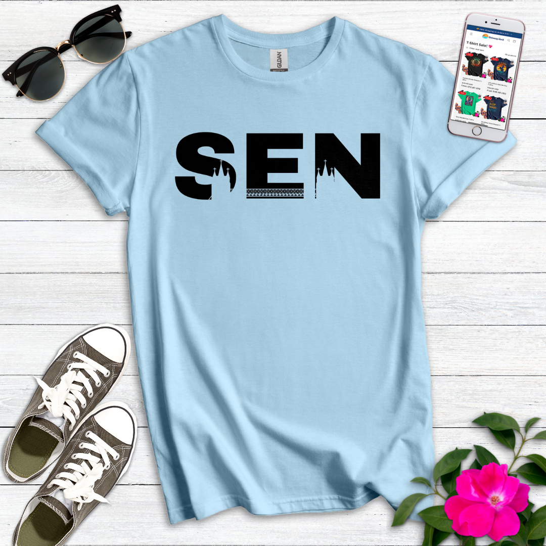 SEN Southend Airport London Skyline T-Shirt