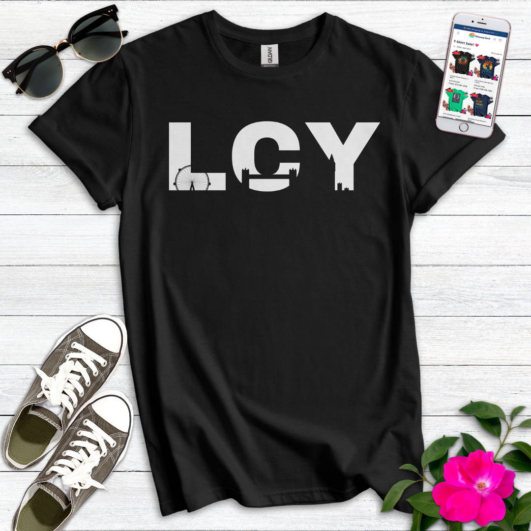 LCY City Airport London Skyline T-Shirt