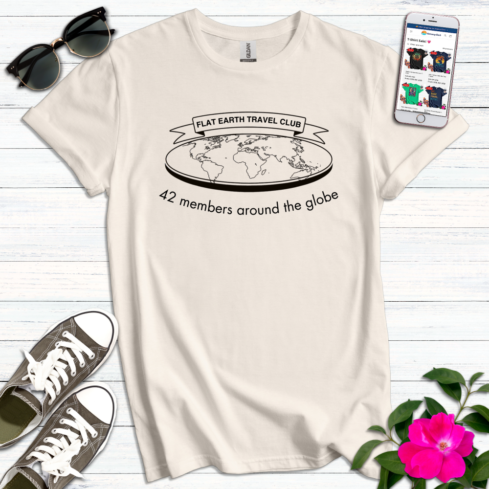 Funny Flat Earth 42 T-Shirt