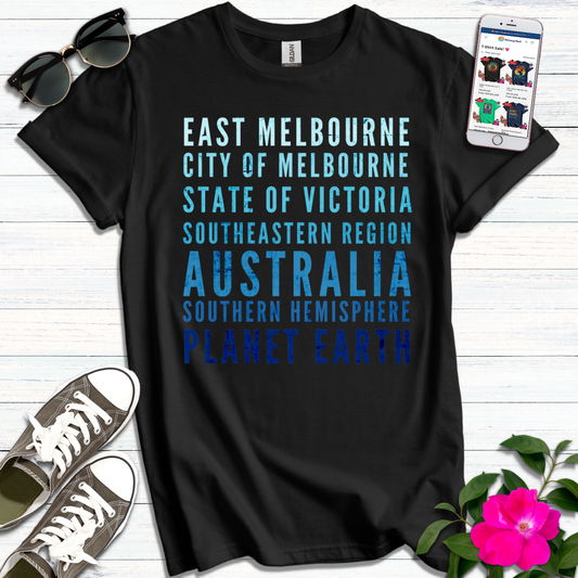 East Melbourne Distressed Blues T-Shirt