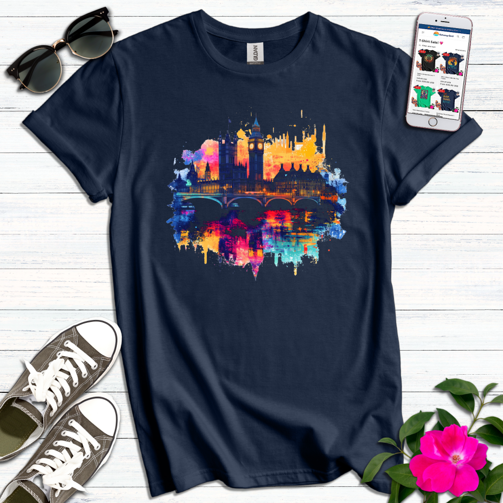 Abstract London Bright Graphic T-Shirt