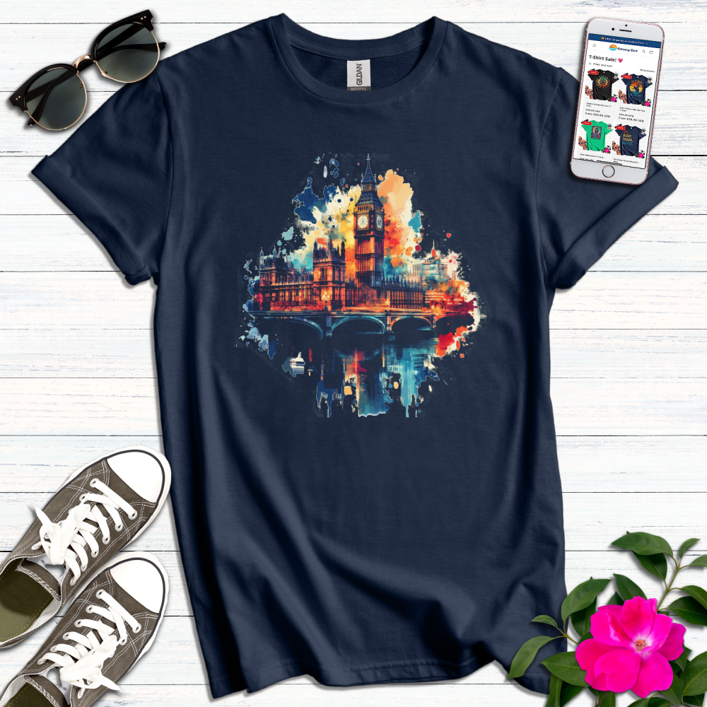 London Abstract Graphic T-Shirt