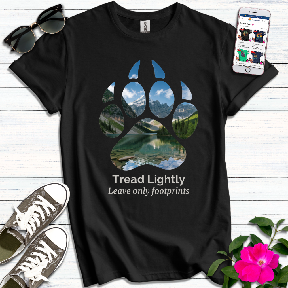 Tread Lightly Footprints Only T-Shirt