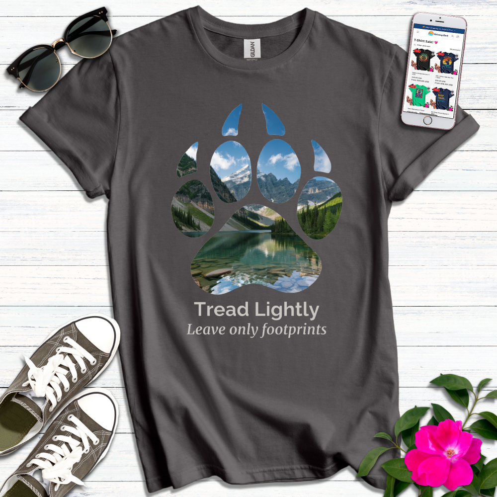 Tread Lightly Footprints Only T-Shirt