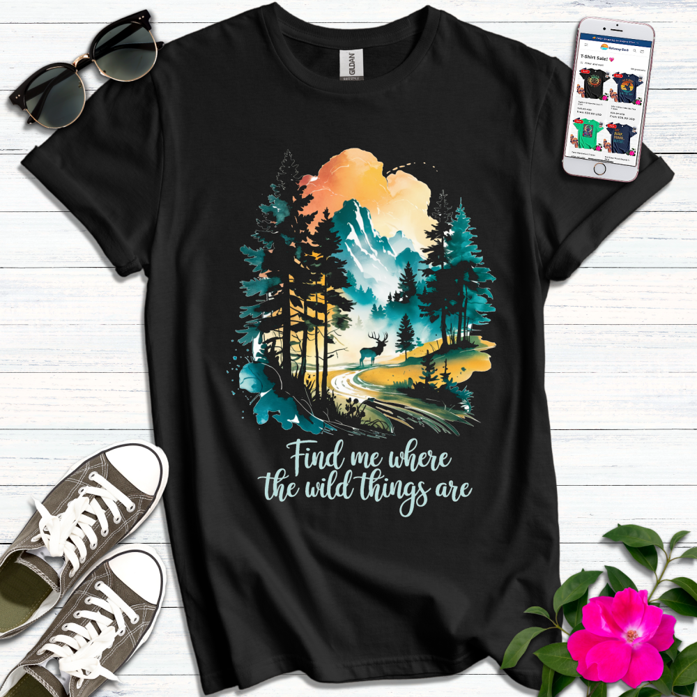 Find Me Wild Elk T-Shirt