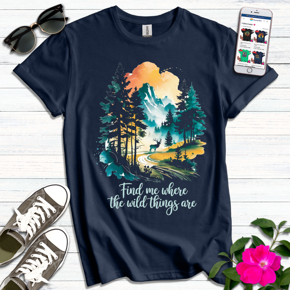 Find Me Wild Elk T-Shirt