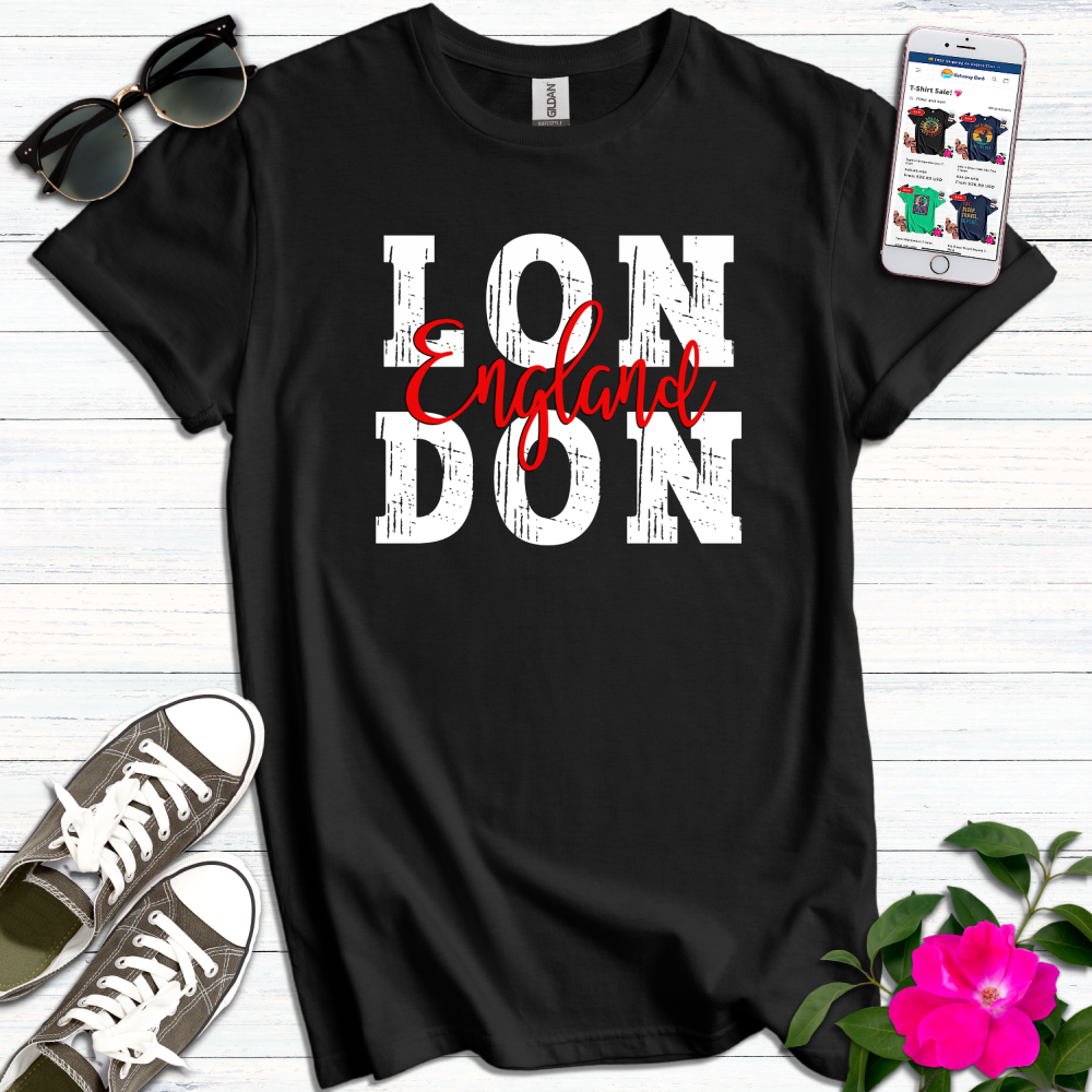 London England Grunge T-Shirt