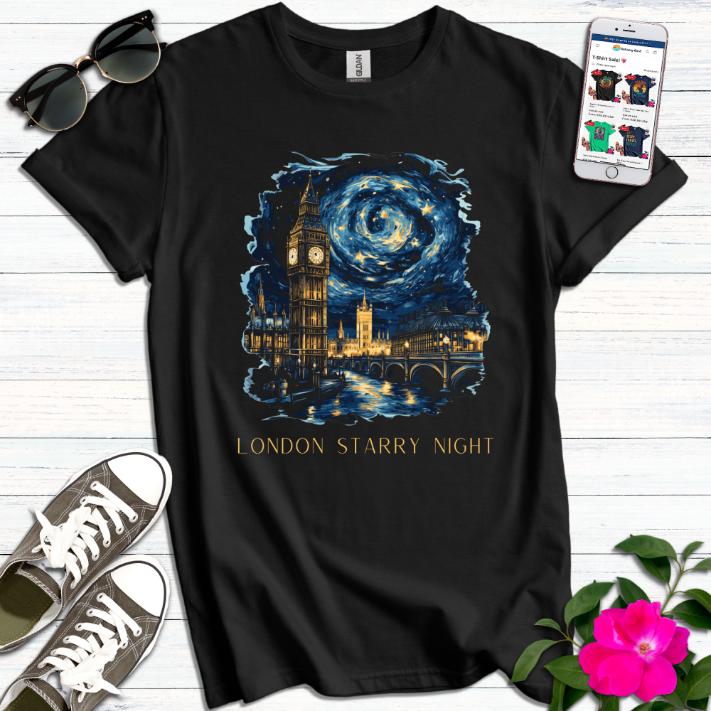 London Starry Night T-Shirt