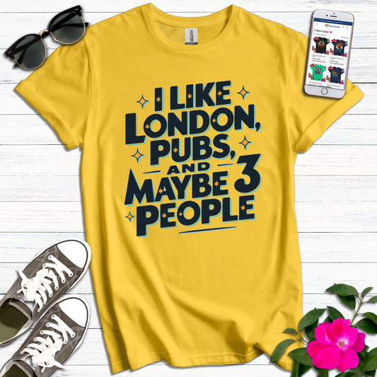 Like London Pubs 3 People Star T-Shirt