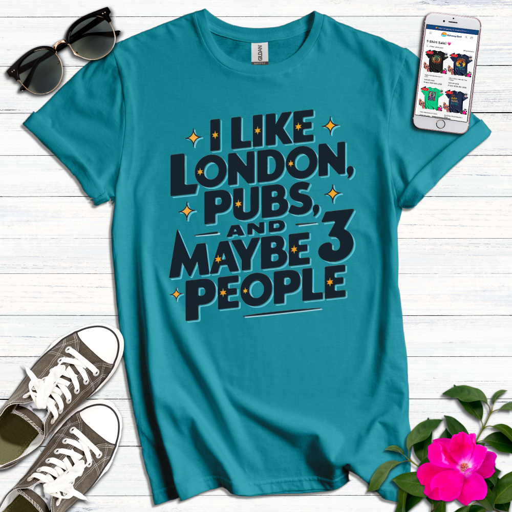 Like London Pubs 3 People Star T-Shirt