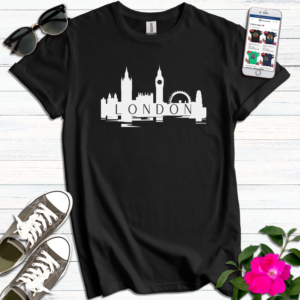 London Skyline Silhouette T-Shirt