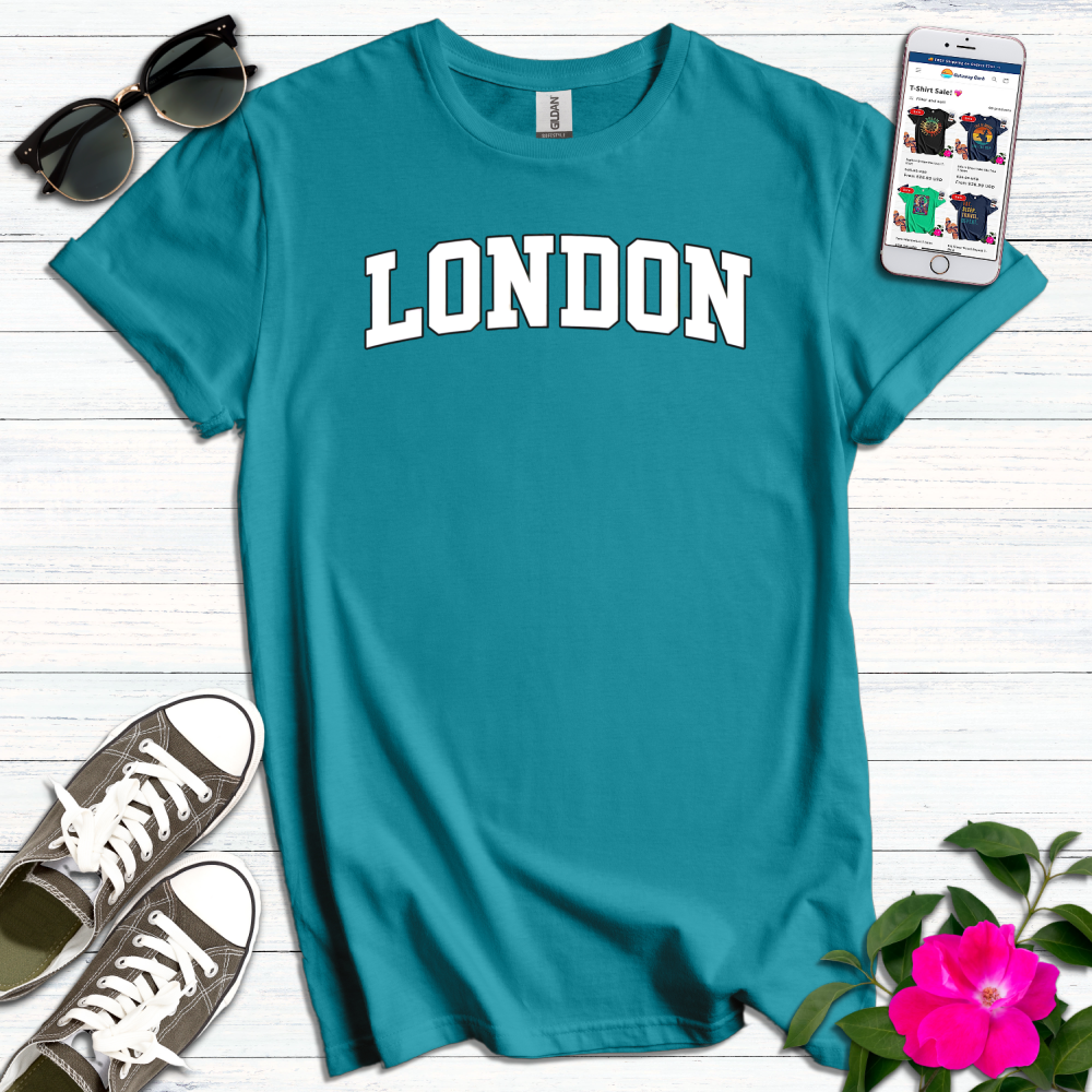 London Varsity White Lettered T-Shirt