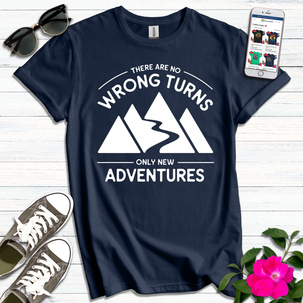 No Wrong Turns Geometric T-Shirt