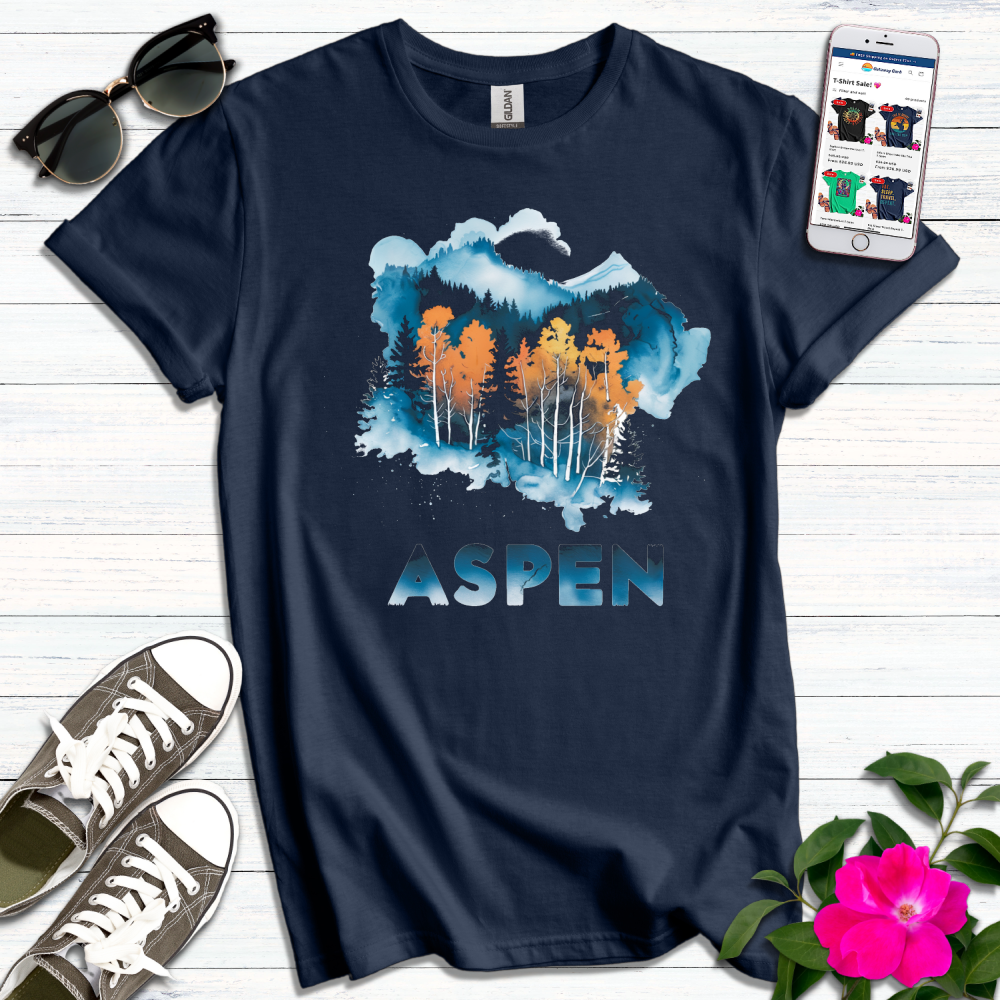 Aspen Autumn Blues T-Shirt