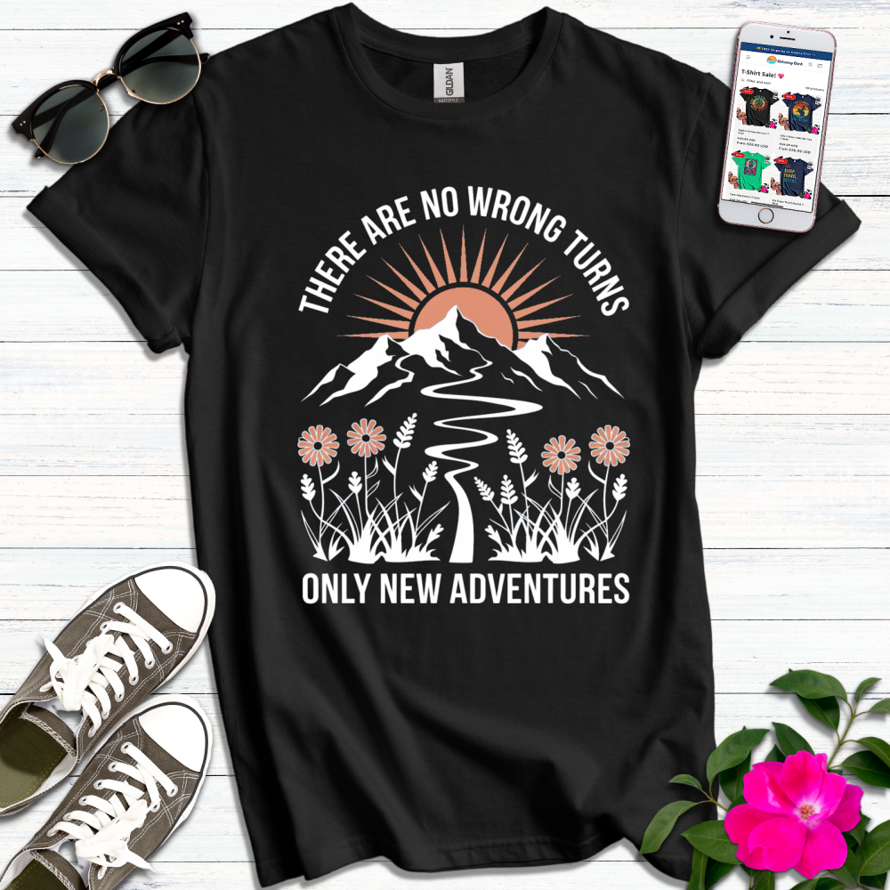 No Wrong Turns Blossoms T-Shirt